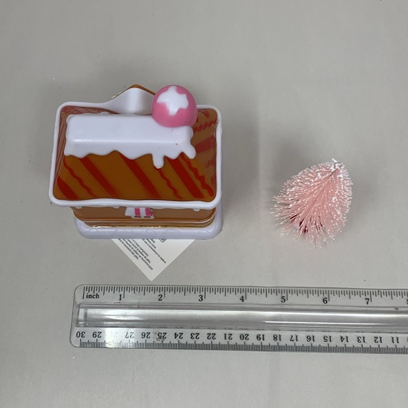 Cobblestones Sweets & Treats miniature house decor & bottlebrush pink tree new - Picture 6 of 16